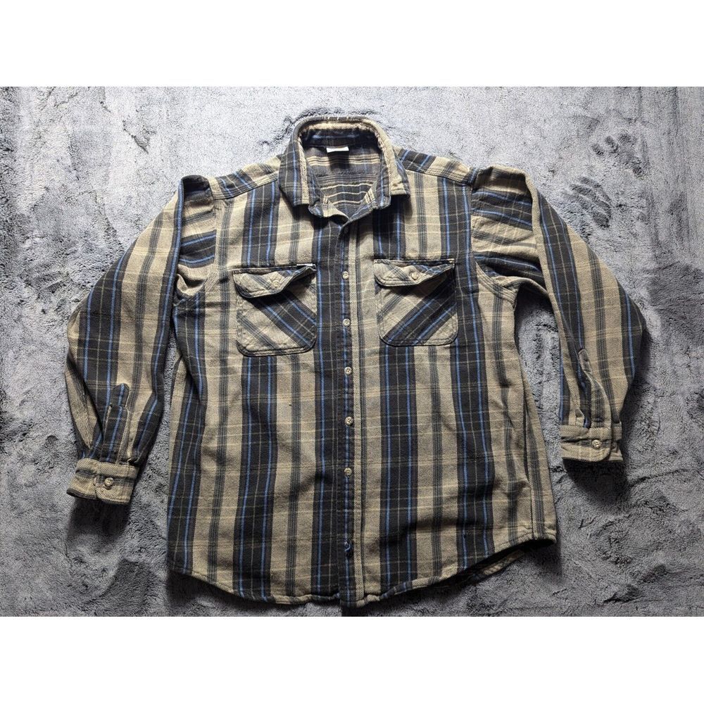 Carhartt Long Sleeve Button Up Flannel Men's Size Large Plaid